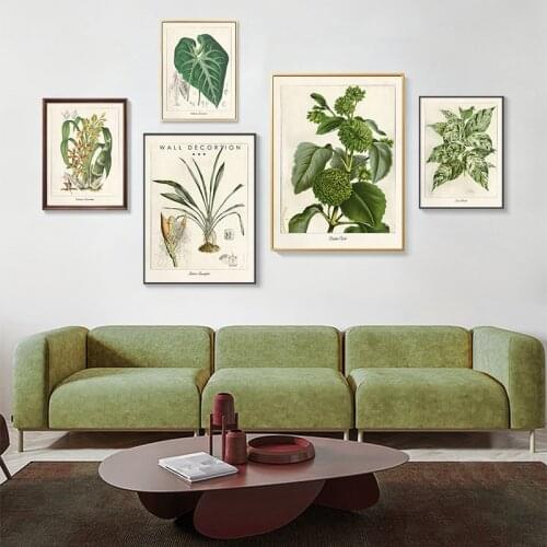 Decoration Green Nature Landscape Canvas Poster Wall Art Painting Nordic Posters and Prints Wall Pictures for Living room Decor