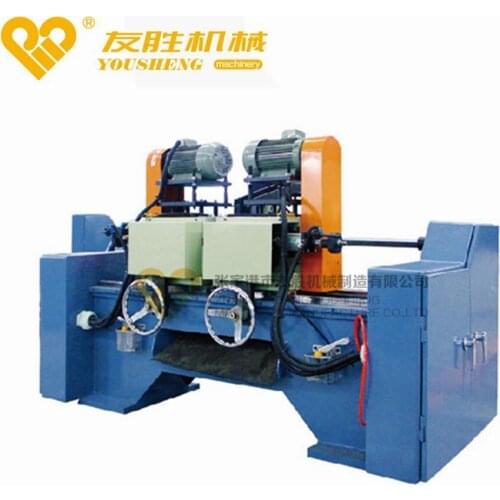 Double head pipe and tube and bar chamfering machine and deburring machine