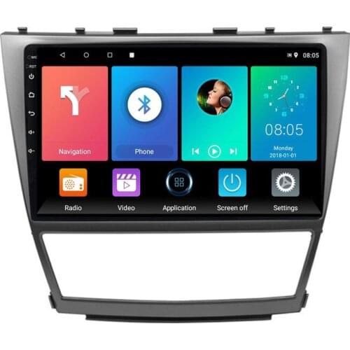 Eastereggs Head Unit 10.1" 2.5D Android 8.1 Navigation GPS Multimedia Player For Toyota Camry 2007-2011 Wifi BT