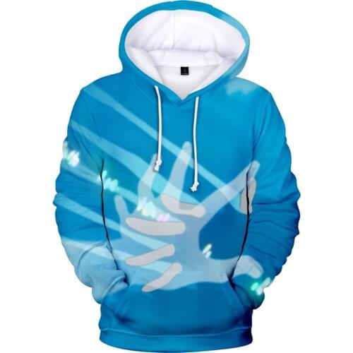 3D Anime Ride Your Wave Hoodies Boys/girls Ocean Element Hoodie Personality Hip Hop Kids Children Long Sleeve White Outwear
