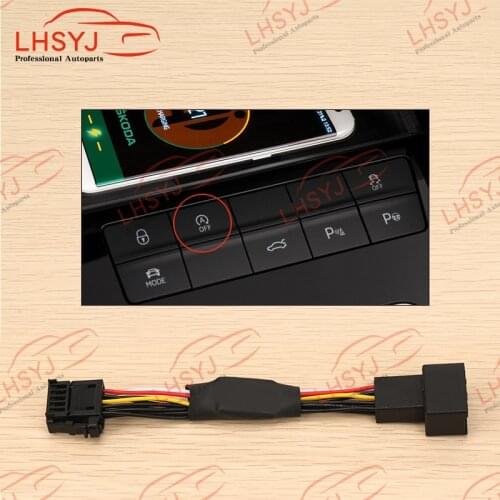 Automatic Start-stop Module Cable for Skoda Superb Octavia Engine System Off Device Control Sensor Button Plug Harness