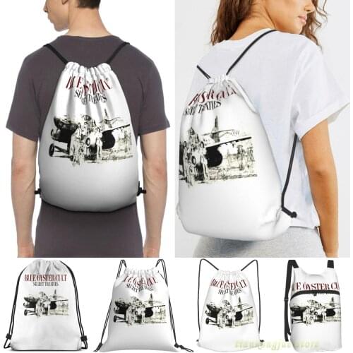 Men Outdoor Travel Drawstring Backpack Bags Blue Oyster Cult Secret Treaties Women 2021 Sports Travel Bag Fitness Swimming Bag