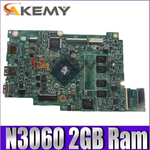 Original Laptop motherboard For DELL Inspiron 3168 Core SR2KN Celeron N3060 2GB Ram Mainboard 15298-1 CN-09TWCD 09TWCD