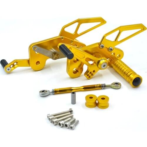 Adjustable Footrests For Kawasaki Z125 Pro 2016 2017 2018 Motorcycle Accessories Foot Pegs Rest Rearset Rear Set Pedal GRAY 18