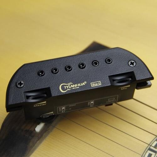 TYLANH skysonic PRO-1 endpin jack Shock-adsorbing foam lines the inside edges of both mounting brackets guitar pick holder