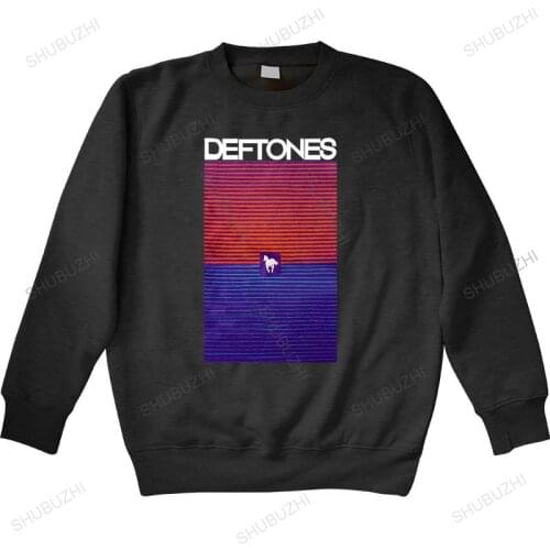 Cotton sweatshirt male hoody Deftones Mens Abstract Sunset hoodies Man crew neck hoodie