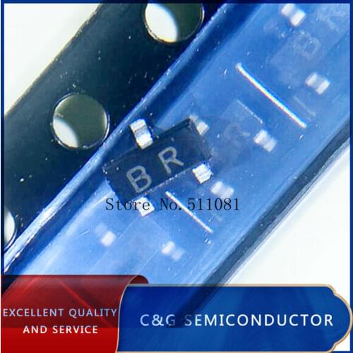 100PCS 2SC2412 2SC2412K BR BQ SOT23 0.15A/50V NPN TRANSISTOR SOT23