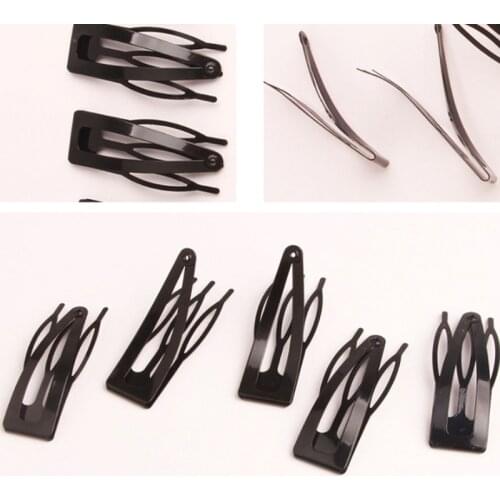 10 Pack Women Hair Cutting Double Grip Hair Clips Metal Snap Hair Clips Hair Barrettes for Hair Making Salon Supplies
