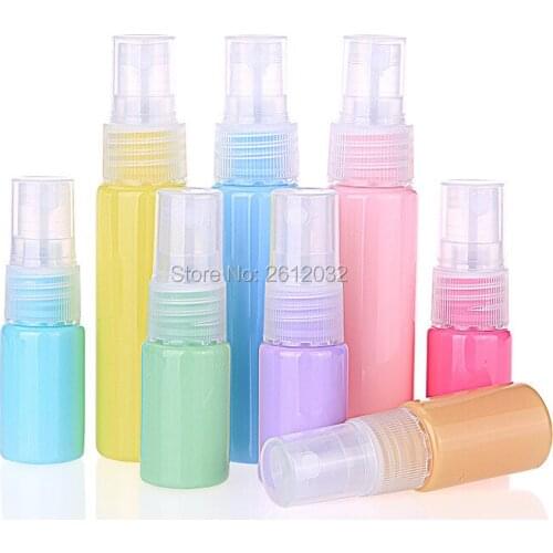 200pcs 10ml 30ml 10ml/30ml Travel Traveler Packing Bottle Transparent Plastic Perfume Atomizer Small MIni Empty Spray Refillable