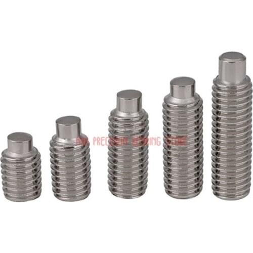 2019 Bearing M6*10 304 Stainless 50pcs Din915 Srandard Convex Headless Socket Plug Set Screw Inner Hex Hexagon Hexagonal Head