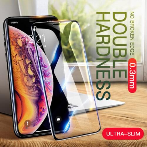3Pcs 6D Curved 9H Tempered Glass For iPhone X Xs Max XR 11 12 mini Pro Max 5D Full Cover Screen Protector Explosion Proof