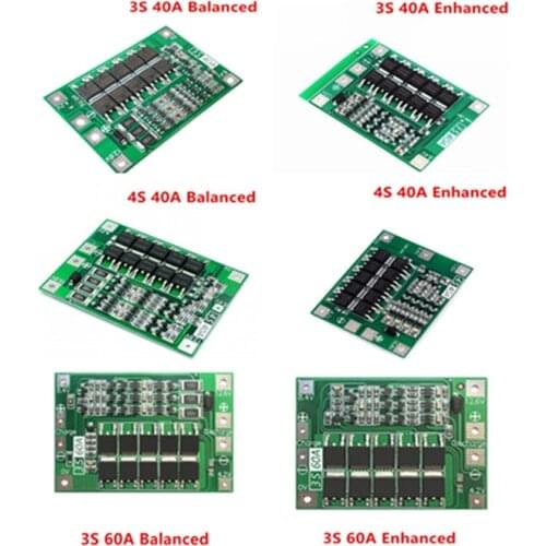 4S 40A Li-ion Lithium Battery 18650 Charger PCB BMS Protection Board with Balance For Drill Motor 14.8V 16.8V Lipo Cell Module