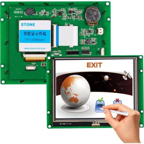 5.6 Inch HMI Sunlight Readable LCD HMI Touch Screen for Measuring Device+ Program+ Serial Port