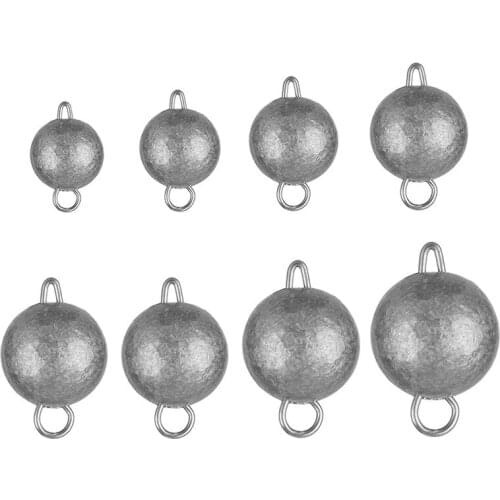 50pcs/lot Fishing Sinker Fishing Accesories Jig Head Bullet Weights 3g-14g Soft Lure Group 3g-14g Hook Aggravated Tools