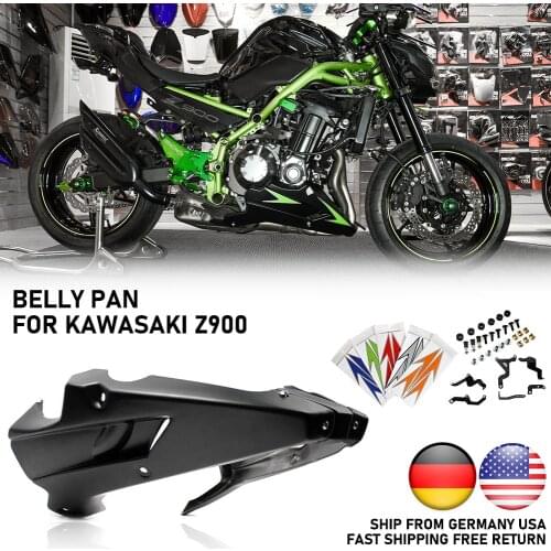 Motorcycle Accessories Belly Pan Engine Spoiler Lower Fairing Cowling Cover Body Frame Panel for Kawasaki Z900 2017 2018 2019