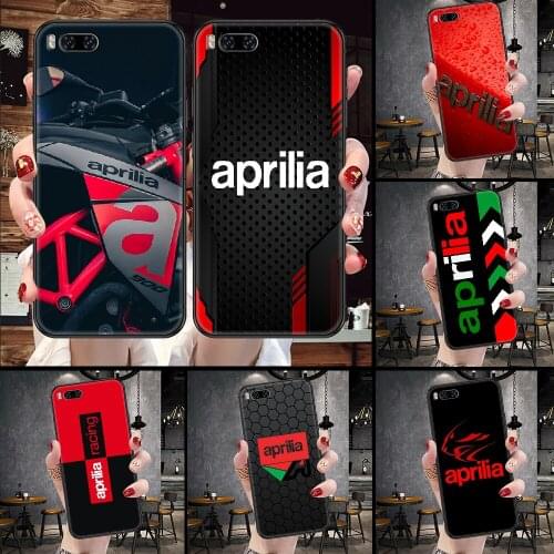 Aprilia Racing Italy Motorcycle Phone Case For Xiaomi Mi Note 8 9 10 11 9T 10T A3 Lite Pro Ultra black art cover tpu waterproof