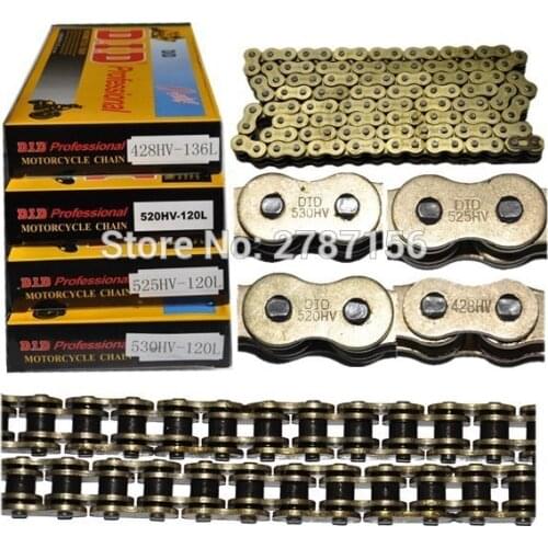 DID 525 O Ring Seal Chain 120 Links for Dirt Bike ATV Quad MX Motocross Enduro Supermoto Motard Racing Off Road Motorcycle