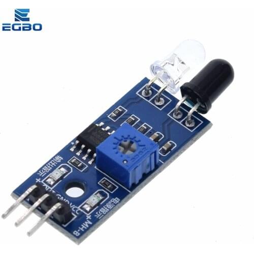 EGBO 1PCS IR Infrared Obstacle Avoidance Sensor Module for Arduino Smart Car Robot 3-wire Reflective Photoelectric New