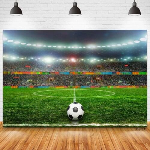 Soccer Green Grass Backdrops For Photo Studio Photophone Football Stadium Grassland Sports Baby Boy Kid Photography Backgrounds