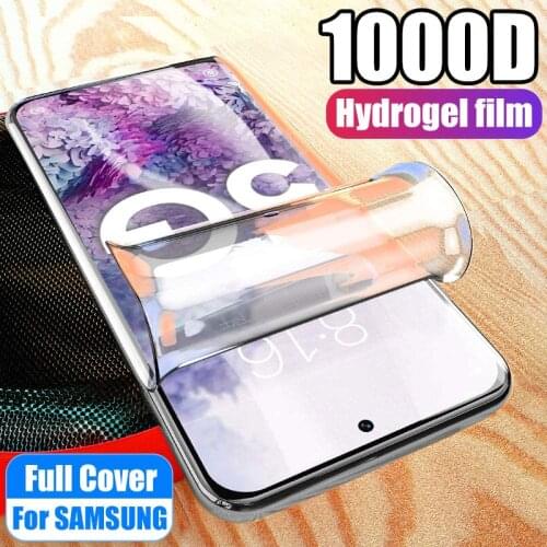 Hydrogel Film for samsung galaxy s20 ultra s10 lite s10e s9 s8 plus s7 edge phone screen protector smartphone Not Glass
