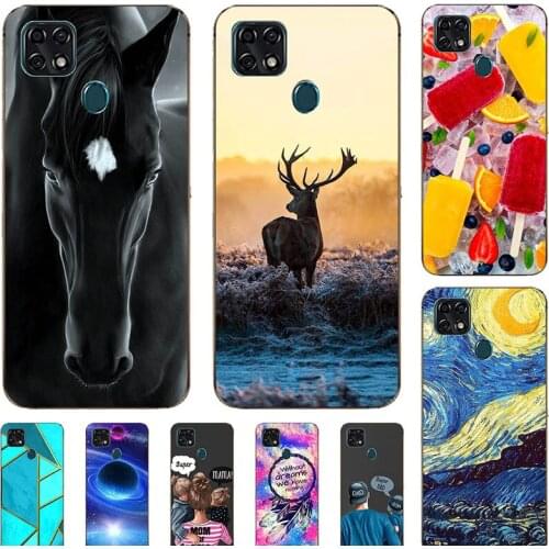Fashion Bumper Cute Case For ZTE Blade 20 Smart V1050 Blade 10 Smart 6.49" V Smart Soft Silicone Cat Horse Flower Cover Shell