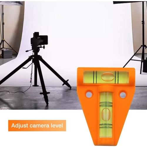 Mini Spirit Level Measurement Instrument T-type Shatterproof Waterproof T Level Bubble Level For RV Furniture Camera