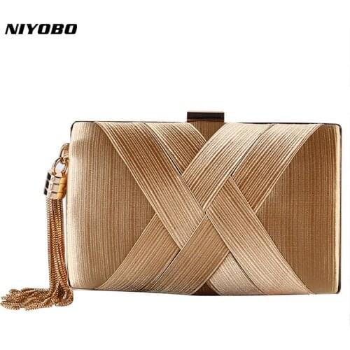 Женские золотые клатчи NIYOBO China At AliExpress