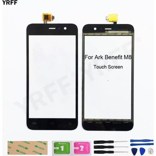Touch Screen Panel For Ark Benefit M8 Touch Screen Digitizer Sensor Glass Panel Replacement Assembly Parts 3M Glue