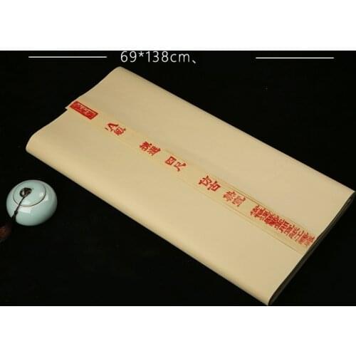 Painting Calligraphy Rice Paper 69*139cm Beginner Painting Paper Papel Arroz Chinese Calligraphy Mica Ripe Paper Rijstpapier