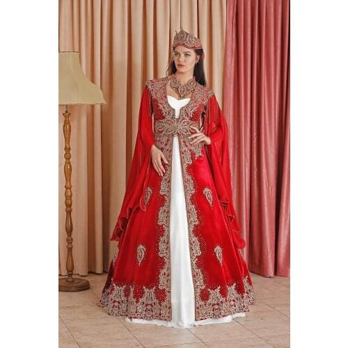 Hurrem Sultan Caftan Grey Henna Marocain Kaftan Mariage Turkish Caftan Henna 2020 Engagement Wedding Dress Kaftan For Wedding
