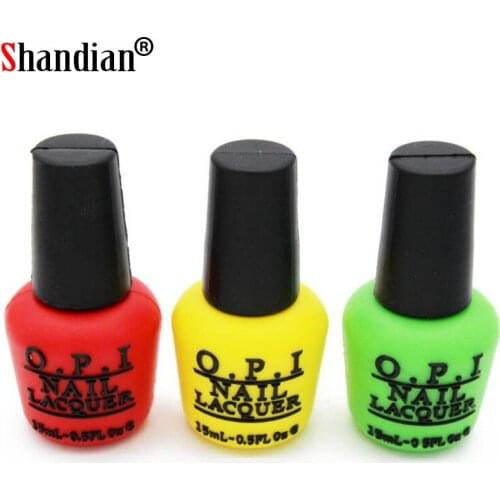 JASTER Nail Polish Model USB Flash Drive Creative USB 2.0 Pen drive 4GB 8GB 16GB 32GB 64GB USB Memory Stick Gift Pendrive U Disk