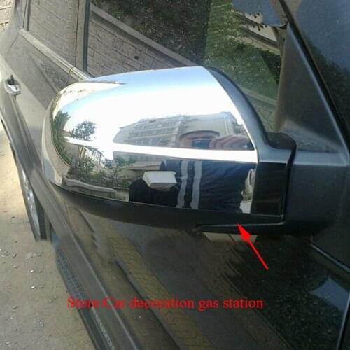 2pcs DOOR SIDE WING MIRROR CHROME COVER REAR VIEW For HYUNDAI TUCSON 2005-2009