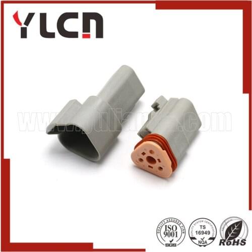 1 Set Car Part Kit 3 Pins Way Style Waterproof Male Female Electrical Wire Connector Plug DT06-3S DT04-3P