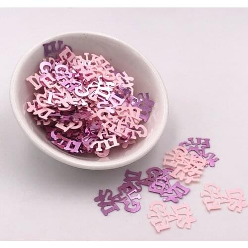 10g Pram Balloon Feeding-Bottle Letter Sequins DIY Christmas Decoration Paillettes Garments Sewing Craft Lentejuelas Accessories