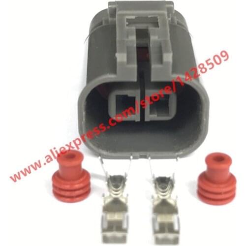 10 Sets Female Fan Socket For Car Automotive Connector 2 Pin Auto Plug With Terminals And Seals