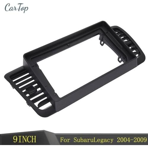 9 Inch Screen Audio Modification Fascia For Subaru Legacy Outback 2004 2005 2006 2007 2008 2009 Radio Frame