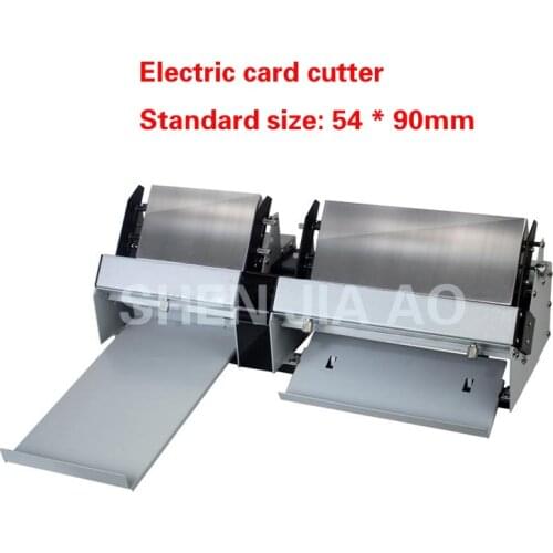 A4 Automatic Business Card Cutting Machine electricity card cutter 100gsm-300gsm Electric Name Card Cut machine 90*54mm(standard