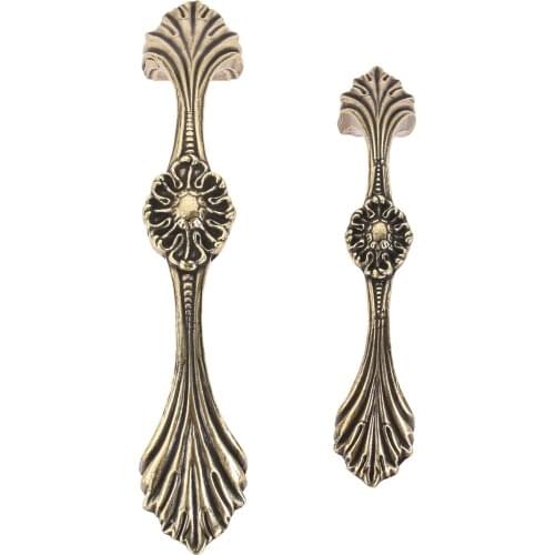 Antique Zinc Alloy Furniture Hardware pull Handle Kitchen Cabinet knob Drawer Door Wardrobe cupboard knob handle durable elegant