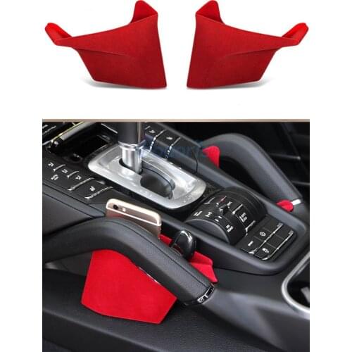 For Porsche Cayenne 2011-2019 Car Organizer Interior Armrest Holder Gap Storage Box Container Console Tray Car Accessories