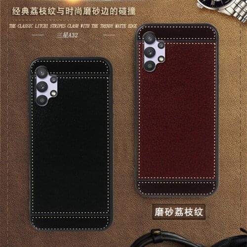 For Samsung A32 5G SM-A326B Case SamsungGalaxyA32 4G Black Red Blue Pink Brown 5 Style Fashion Mobile Phone Cover