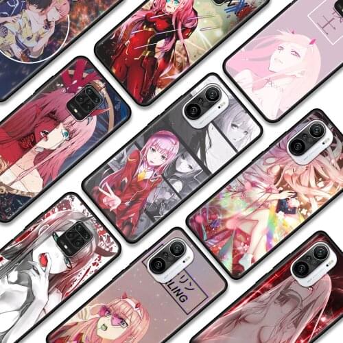 Phone Case For Xiaomi Redmi Note 10 9 9T 9S 8 8T 7 Pro Max TPU Cover Soft Fundas Black Capa Silicone Shell Zero Two Darling