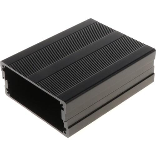 Black 100x76x35mm Corrosion Resistant Aluminum Split Body Aluminum Box Enclosure Case Project Electronic DIY 62KC