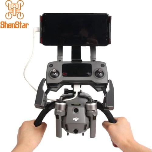 Drone Modified Kit Dual Handle Handheld Gimbal Stabilizer Bracket for DJI MAVIC 2 PRO /ZOOM PTZ with Tablets / Remote Holder