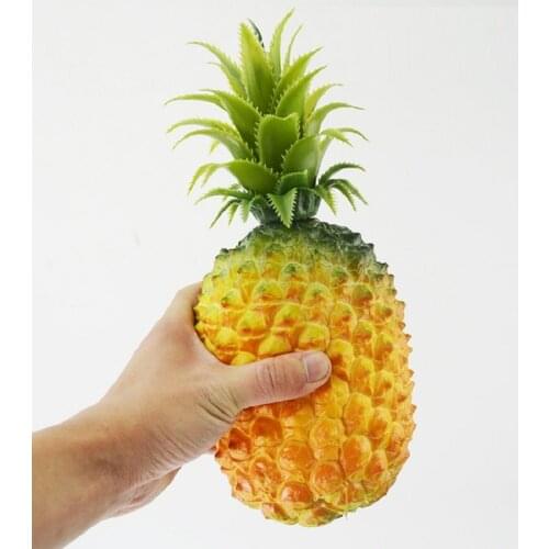 Artificial pineapple Home cabinet decoration Equipment in photography Fruit model Fake Fruit it can't be eat