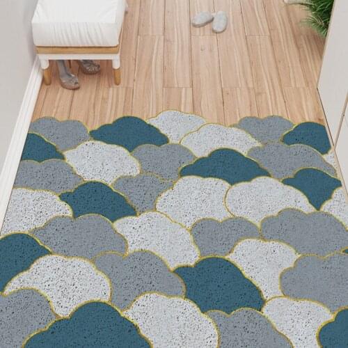 Beautiful Mats Carpet PVC Kitchen Mat Hallway Doormat Home Decor Anti-slip Mats Carpet Freely Cuttable Custom Entrance Doormat