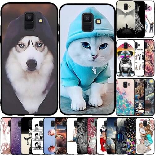 Soft Silicon Case For Samsung Galaxy A6 2018 Case Soft TPU Funda Protective Phone Case For Samsung A6 2018 Case Back Cover Shell