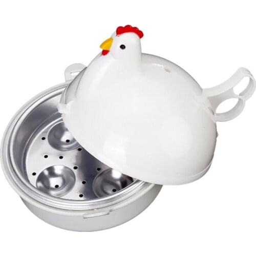 Chicken Microwave Egg Cooker Poacher Boiler Boil Steamer Kitchen Tool