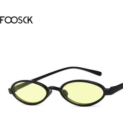 FOOSCK 2018 New Designer Woman Sunglasses Clear Eyeware Black Silver Gold Eye Glass Oversize Brand Women Sun Glasses