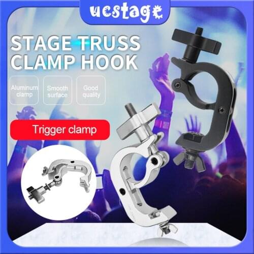Stage Light Clamp G Clamp Trigger Clamp 550 LB. Load Capacity Aluminum Truss Clamp for DJ Lighting Truss stand