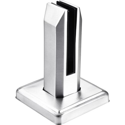 In Stock In Russia Stainless Steel Stairs Pool Clamp Glass Clamp Balustrade Railing Balcony Glass Fence Clamp